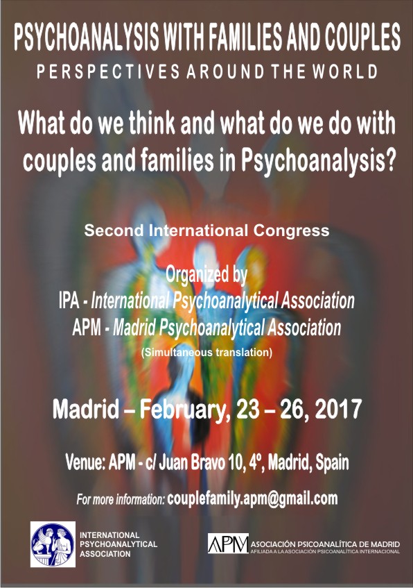 Couple and Family Psychoanalysis 2nd International Congress