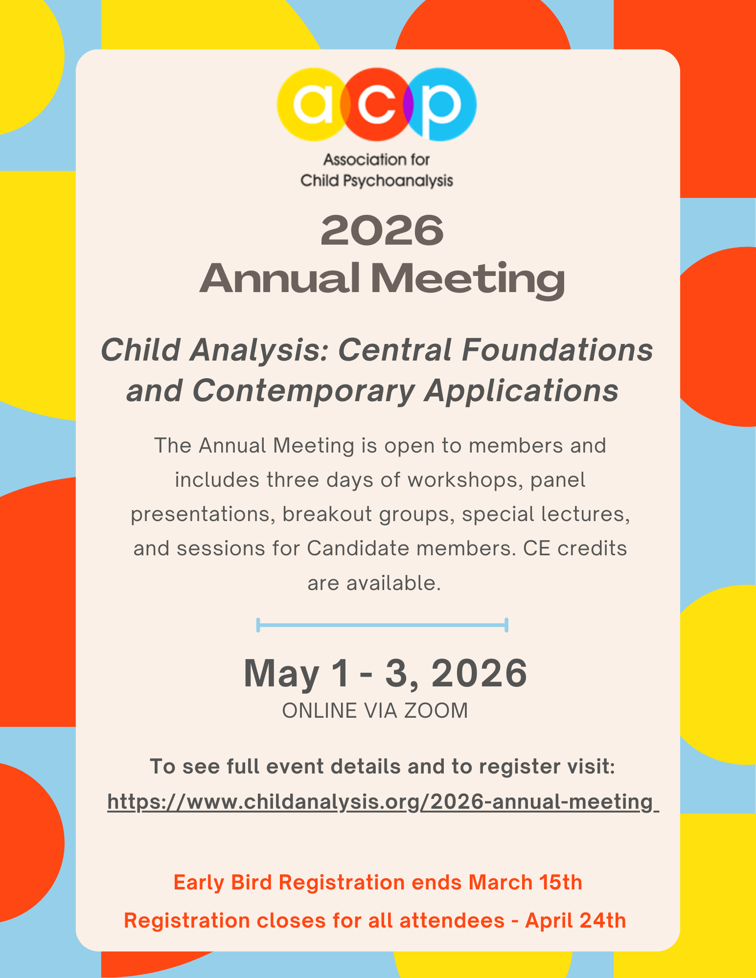 Association for Child Psychoanalysis: Annual Meeting