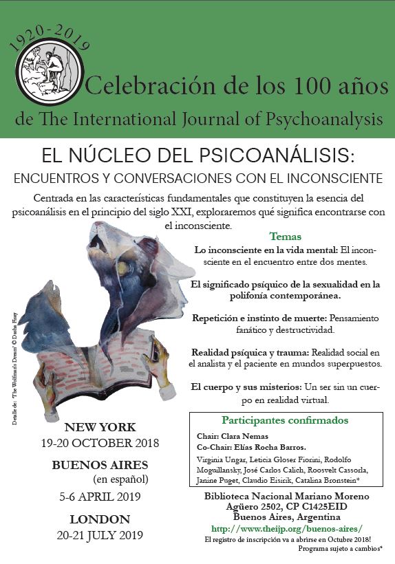 The IJP Centenary Conference Buenos Aires: 100 years