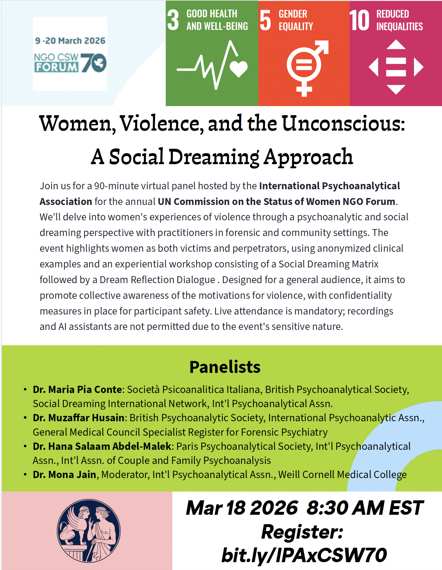 Women, Violence and the Unconscious